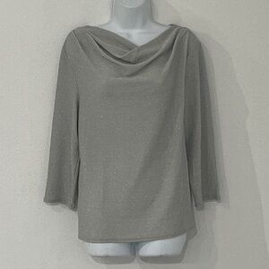 Alfani Sparkle Top Size M